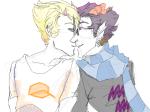  dirk_strider eridan_ampora freedomconvicted kiss potter_smuppet_pals redrom request shipping starter_outfit 