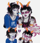  2025 aranea_serket blush body_modification chomplicated dancestors dream_ghost emoji fullres gillfronds meenah_peixes redrom shipping starter_outfit sufferer_necklace text word_balloon 