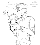  2025 ancestors blush captors carrying casual fullres grayscale grubs hamsters38 monochrome sketch sollux_captor text the_psiioniic thought_balloon 