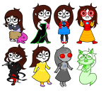  3_in_the_morning_dress crying dead_shuffle_dress dreamself dress_of_eclectica frogs hunting_rifle instrument iron_lass_suit jade_harley jadebot jadesprite junior_compu-sooth_spectagoggles planets shegnanny solo sprite squiddlejacket squiddles starter_outfit 