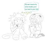 2026 blush book del'fi emoticon fullres grayscale homestuck:_beyond_canon illustrating kneeling meat_timeline monochrome nepeta_leijon no_coat no_hat nymphs sitting sketch starter_outfit sweat sylladex text undylng_umbrage word_balloon