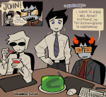  2026 crossover dave_strider food formal fullres glasses_added john_egbert karkat_vantas kechoban no_glasses parody text the_office word_balloon zodiac_symbol 