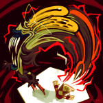  2021 aranea_serket aspect_powers body_horror brain_ghost_dirk dancestors dirk_strider fullres godtier heart_aspect high_angle mindfang_dress prince ring_of_life stupid.dog 