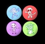  beta_kids dave_strider fullres hammer hunting_rifle jade_harley john_egbert monochrome night_milk rose_lalonde starter_outfit sword thorns_of_oglogoth 