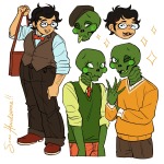  2024 calliope casual chubstuck facial_hair fashion formal fullres hamsterdads hat jane_crocker poirot_mustache wonk 