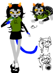  2025 action_claws animals dancestors fullres kneeling meulin_leijon relo_uwu solo starter_outfit weapon 