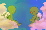  2012 au babies caliborn calliope cherubim clouds cremena fullres mythologystuck profile sitting stars winged_cherub 