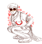  dave_strider ectobiolodaddy freckles godtier highlight_color knight solo 