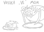  2025 crossover crying fullres grayscale lusus lying pastiche rick_rickrolled spidermom text the_binding_of_isaac vriska_serket 