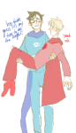  carrying dave_strider godtier hammertime heir john_egbert knight redrom sexaholicrus shipping 