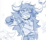  2020 fairly_fatuous fullres hiveswap ladyy lusus monochrome sketch skylla_koriga starter_outfit 