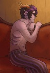  body_modification eridan_ampora fanfic_art inkskratches solo 