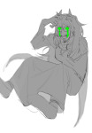 2022 crying fullres godtier grayscale highlight_color jade_harley jujeobman sketch solo space_aspect witch