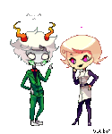  ! 2012 666bot animated callie_ohpeee calliope fake_horns fullres pixel roxy_lalonde sexy_science_lady_suit starter_outfit transparent 