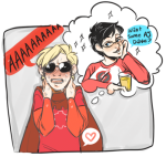  apple_juice blush clothingswap dave_strider deleted_source godtier heart jane_crocker knight minute_maid red_baseball_tee redrom request shipping snowstucked thought_balloon time_aspect word_balloon 