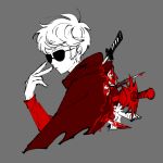  2023 back_angle blood dave_strider fullres godtier impalement katana knight royal_deringer scarlet_ribbitar sword time_aspect vintagegamebro weapon 