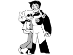 2016 alternate_hair arm_around_shoulder breath_aspect crossover dave_strider fashion fullres godtier grayscale hammertime heir john_egbert lineart shipping size_difference steven_universe yerlosing