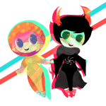 2012 birdiyo blush fullres godtier jaggy_lines kanaya_maryam light_aspect rose_lalonde rosemary seer shipping space_aspect sylph transparent