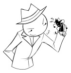 2026 carrying fullres grayscale honeystuckandcake jack_noir monochrome problem_sleuth problem_sleuth_(adventure) size_difference spades_slick 