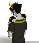  2013 ancestors back_angle captors carrying casual dancestors fullres grubs mituna_captor no_glasses no_hat q-dormir sleeping sollux_captor the_psiioniic word_balloon 