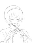  2025 cyj fullres grayscale knitting_needles lineart monochrome rose_lalonde solo 