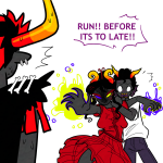  2024 ashenrom back_angle bang-a-ram blackrom cronus_ampora damara_megido dancestors dream_ghost fullres imported_smokes psionics reverse_hug rufioh_nitram scars starter_outfit sweat verminvamp word_balloon 