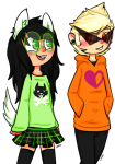  aspect_hoodie casual dirk_strider dogtail dogtier fashion heart_aspect jade_harley redrom shipping soullessteddybear sword_lily 
