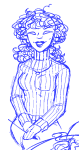 2024 bq casual cigarette_holder_lance fashion fullres humanized jaggy_lines lineart monochrome no_hat snowman solo szkraft220