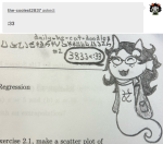 2025 ask emoticon fefetasprite freckles fullres grayscale language:alternian monochrome scoundrellyfeline solo sprite starter_outfit text word_balloon