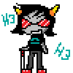  2011 animated fullres pixel rinny solo starter_outfit terezi_pyrope text transparent walking_cane 