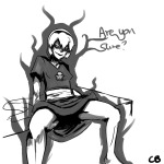  artist_needed black_squiddle_dress cheesydicks grimdark rose_lalonde solo source_needed sourcing_attempted 
