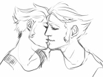  aze dirk_strider headshot lineart multiple_personas princecest redrom selfcest shipping 