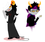  2026 aradia_megido eridan_ampora fedora fliqpsy fullres jaggy_lines native_source starter_outfit transparent whip 
