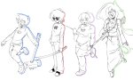 2025 beta_kids chubstuck dave_strider fullres grayscale hhh24338489 highlight_color hunting_rifle jade_harley john_egbert knitting_needles ninja_sword pogo_hammer rose_lalonde starter_outfit 
