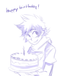  2013 breath_aspect cake food fullres godtier heir ikimaru john_egbert monochrome sketch solo text 