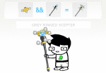  2019 alchemy john_egbert king's_scepter queen's_ring radicaldude42 solo sprite_mode starter_outfit text 