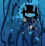  2024 fullres jaggy_lines monochrome nictelsm solo starter_outfit vriska_serket 