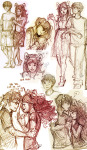  2spooky aradia_megido arm_in_arm art_dump half_ghost justafewsmallsteps limited_palette redrom shipping sollux_captor 