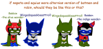  2025 batman cat_hat crossover dc dream_ghost equius_zahhak fashion fullres image_manipulation jaggy_lines language:alternian mask nepeta_leijon scoundrellyfeline sprite_mode superhero text 