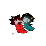  2024 adorabloodthirsty biting crying daily grubs karkat_vantas maoxuewang25514 no_glasses shipping terezi_pyrope 