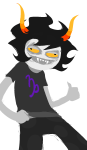  fire-cycle gamzee_makara pastiche solo thumbs_up 