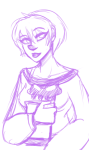  ageswap book kaybeer monochrome rose_lalonde sketch solo 