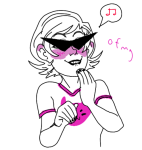  blush lil_hal limited_palette martini_glasses music_note redrom roxy_lalonde shipping tacitpact word_balloon 