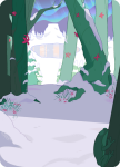  2024 animals flowers frogs fullres jade's_house karkinophile land_of_frost_and_frogs transparent trees winter 