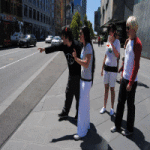  2012 a-really-coolrock animated back_angle bad_quality beverage car city cosplay dave_strider deleted_source fullres jade_harley john_egbert karkat_vantas profile real_life red_baseball_tee starter_outfit trees 