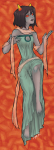  2011 art_nouveau barefoot dusking fashion formal fullres no_glasses solo terezi_pyrope 