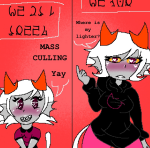  2025 blush fantroll fullres heart jaggy_lines language:alternian meme meowingmilk solo text 