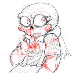 2024 blood caliborn daily dailycherubs fullres godtier grayscale highlight_color lord nosebleed solo time_aspect