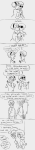  2013 arm_in_arm back_angle beta_kids comic dave_strider dersecest freckles fullres grayscale incest jade_harley john_egbert kiss monochrome poidkea profile redrom rose_lalonde shipping siblings:johnjade sketch starter_outfit text word_balloon 