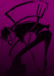  2013 back_angle broken_source dancestors dream_ghost fullres gold_pointy_jam meenah_peixes monochrome motora-dog sketch solo starter_outfit 